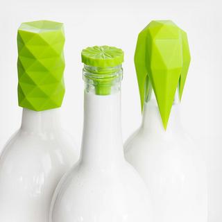 3-Piece Wine Bottle Stopper Set