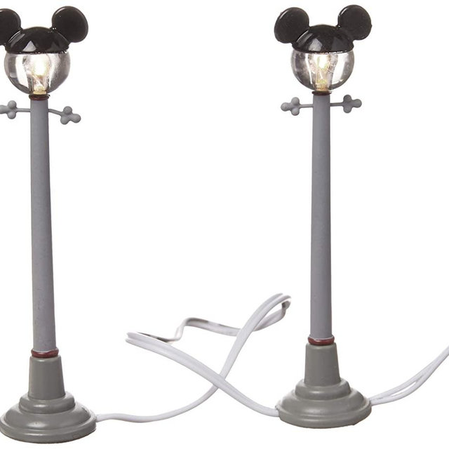 Department 56 Disney Village Mickey Street Lights General Accessory, 4.375 inch