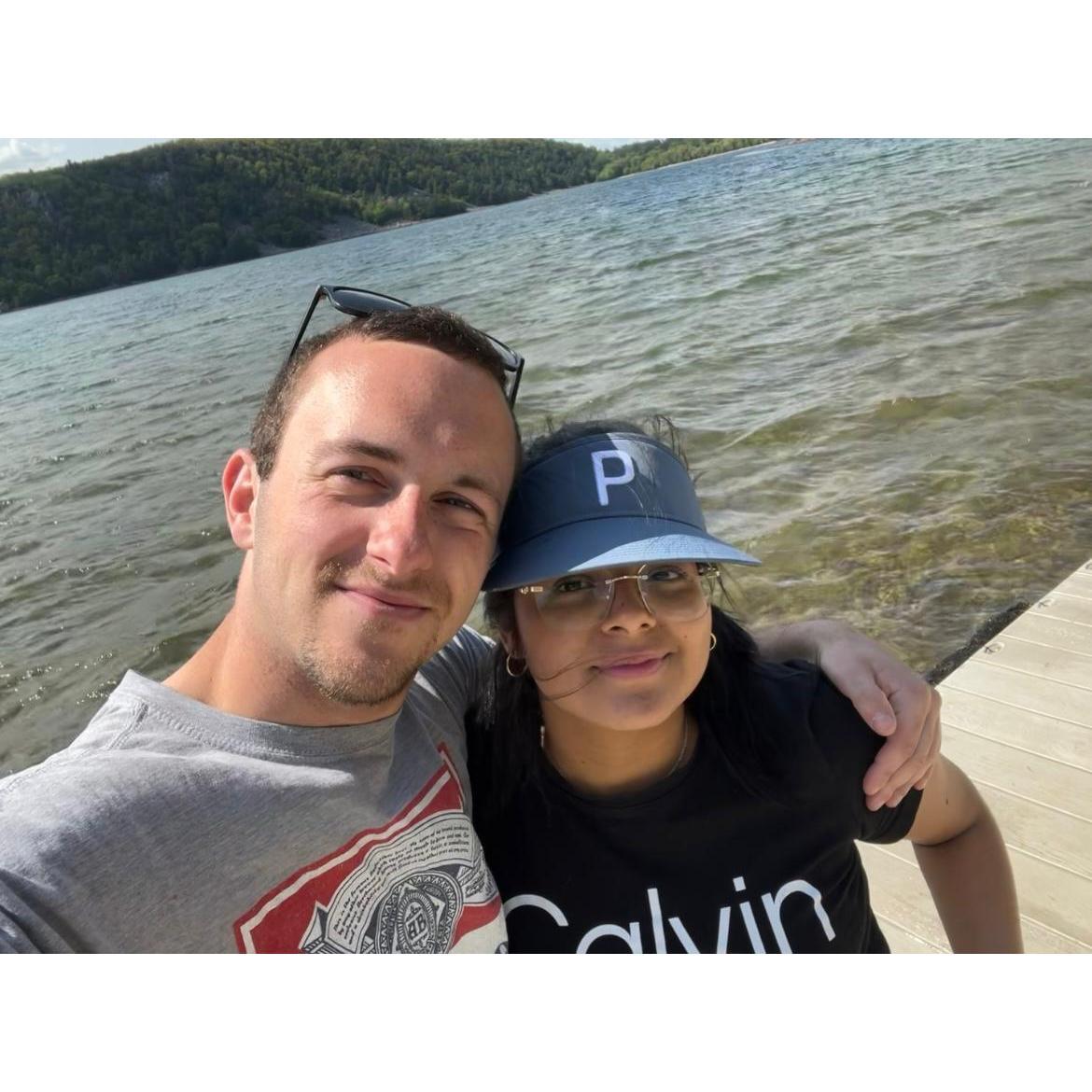 Hiking for the first time together