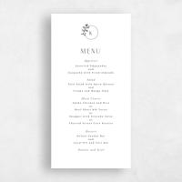White Wedding Menu - Positano