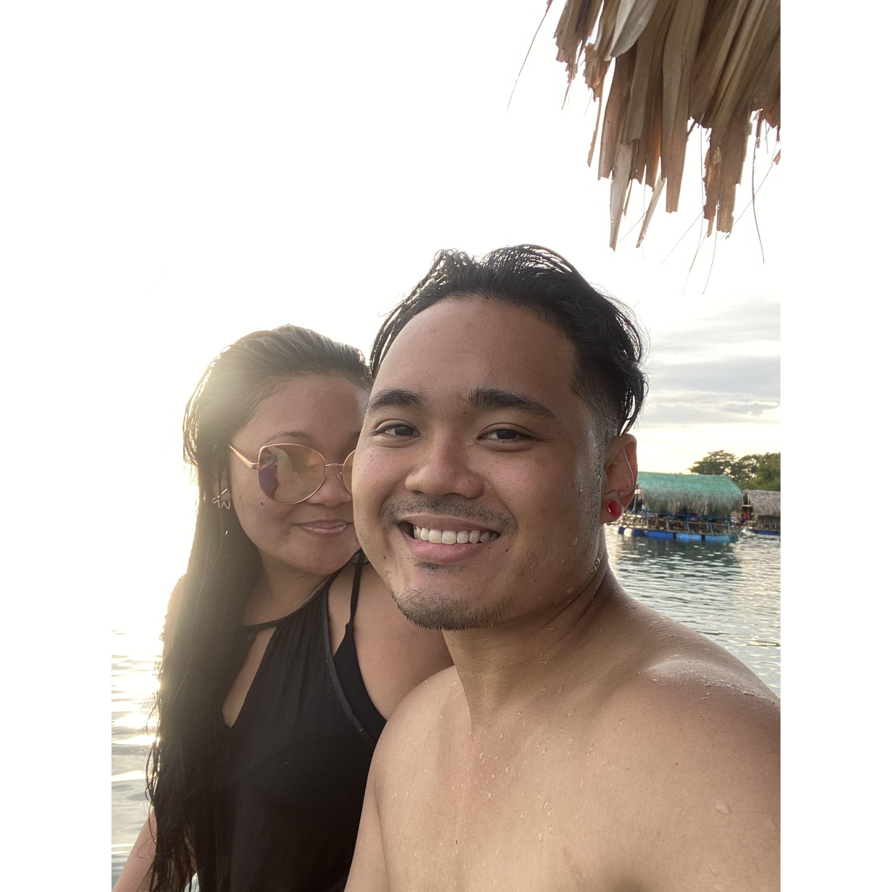 beach huts in Ilocos Norte