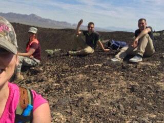 The day we met. We went to a bomb field and dormant volcano in SoCal.