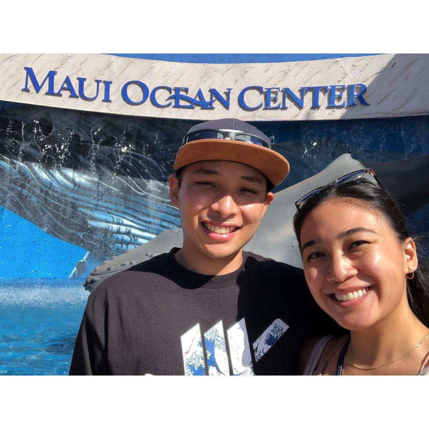 January 23, 2022: First date @ Maui Ocean Center.