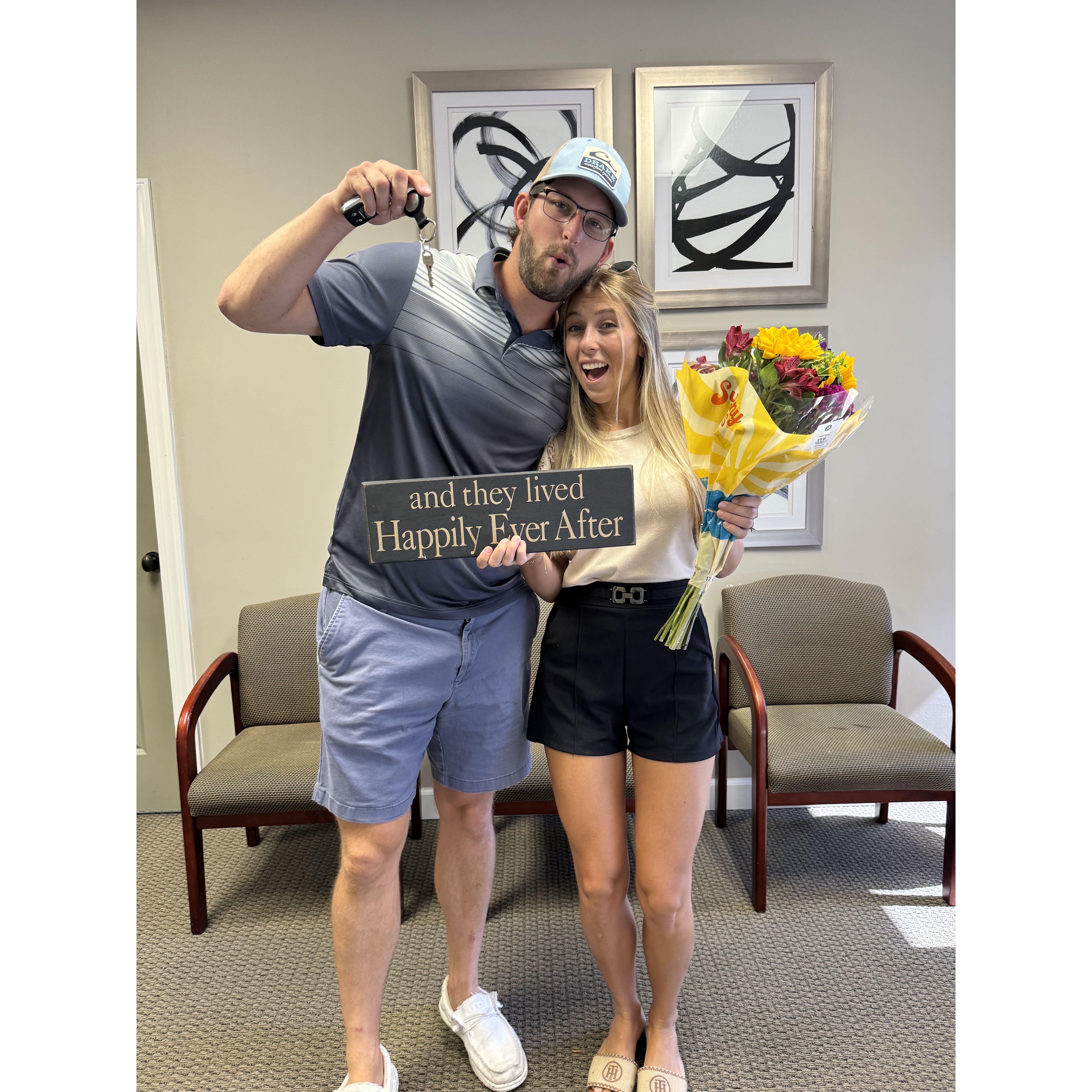 08/02/2024 - We bought our first house!