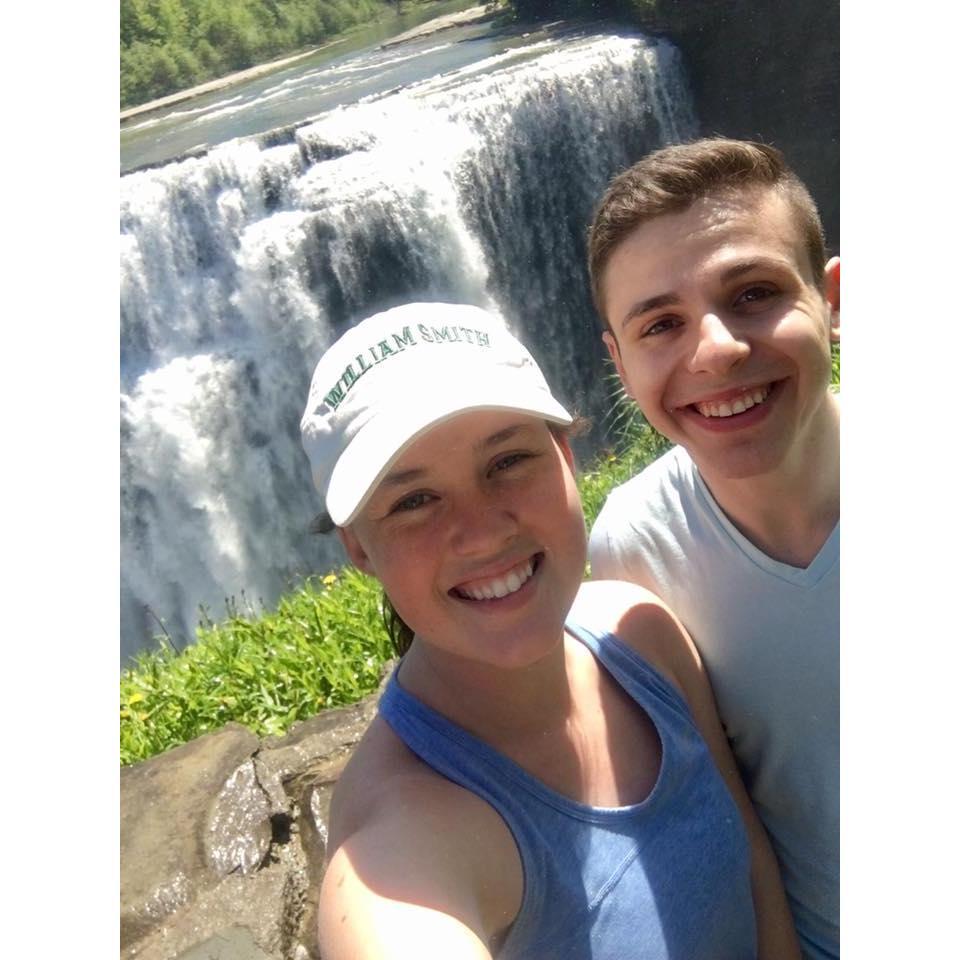 Our first photo and the first of MANY trips to Letchworth State Park!