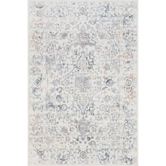 Nuloom Everlee Faded Persian Pet Friendly Machine Washable Area Rug, 9' x 12', Blue