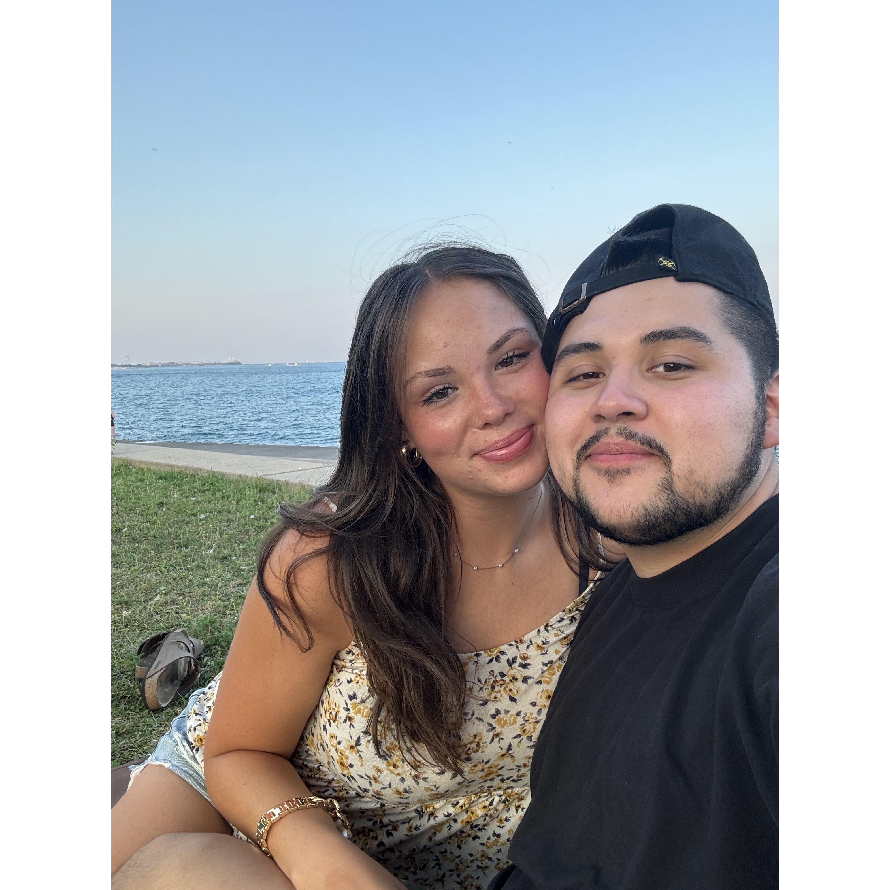 Anddddd it's official! David asked Annelise to be his girlfriend right before this pic was taken. She obviously said yes!