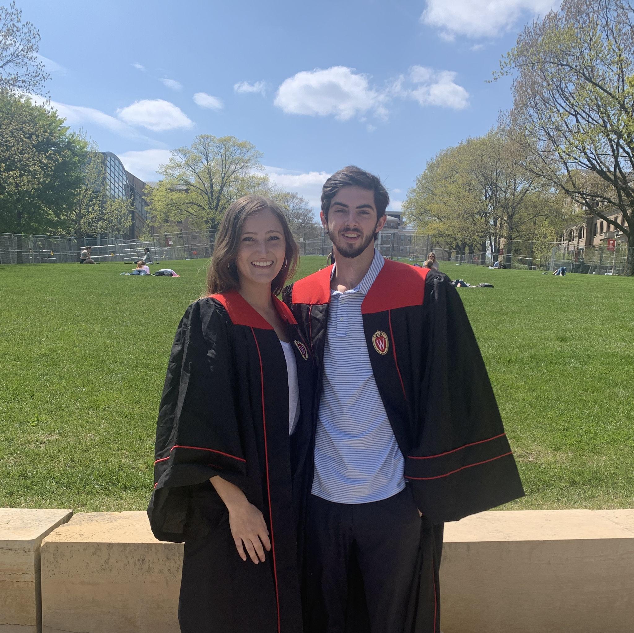 Graduating the University of Wisconsin-Madison in 2020.