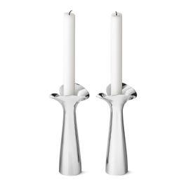 Georg Jensen Bloom Botanica Candleholder, Pair