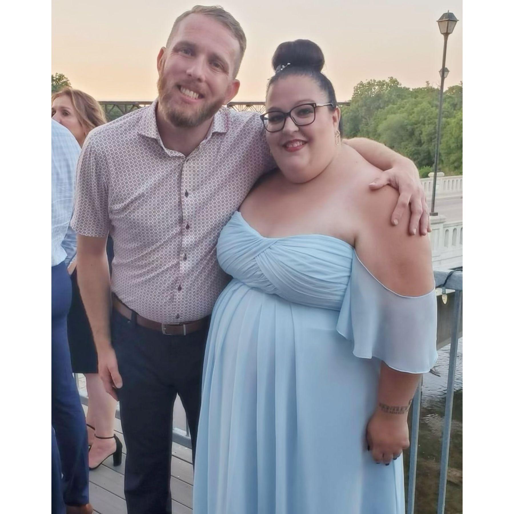 Once a bridesmaid, now a bride.