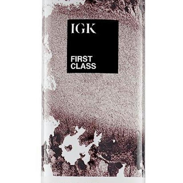 IGK FIRST CLASS Charcoal Detox Dry Shampoo | Volume + Soothes Scalp + Balance Oil | Vegan + Cruelty Free |