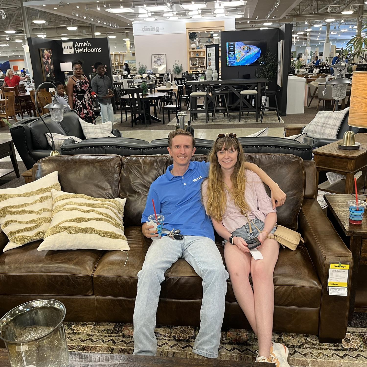 Buying our first couch, 2024!