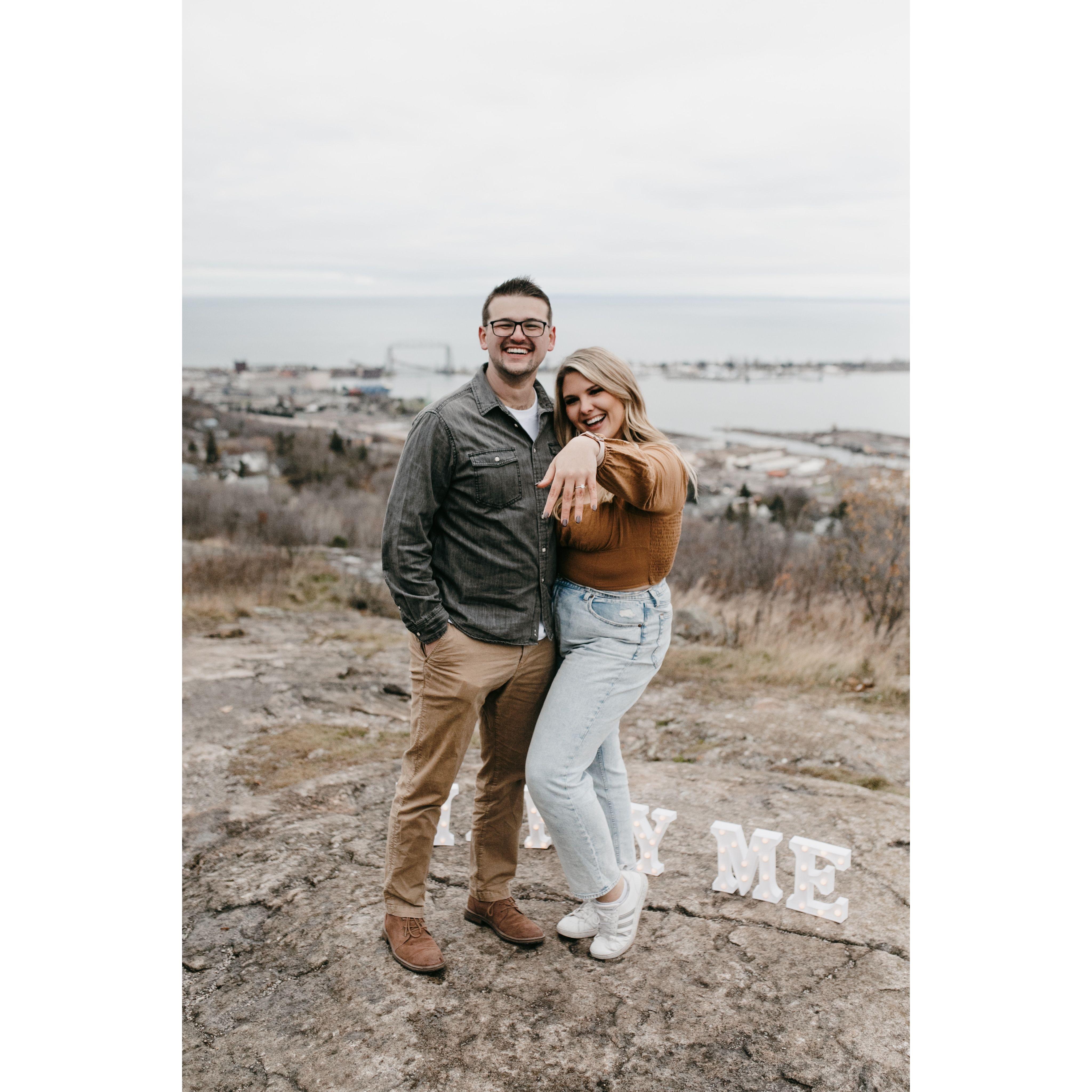 The day we got engaged!!!