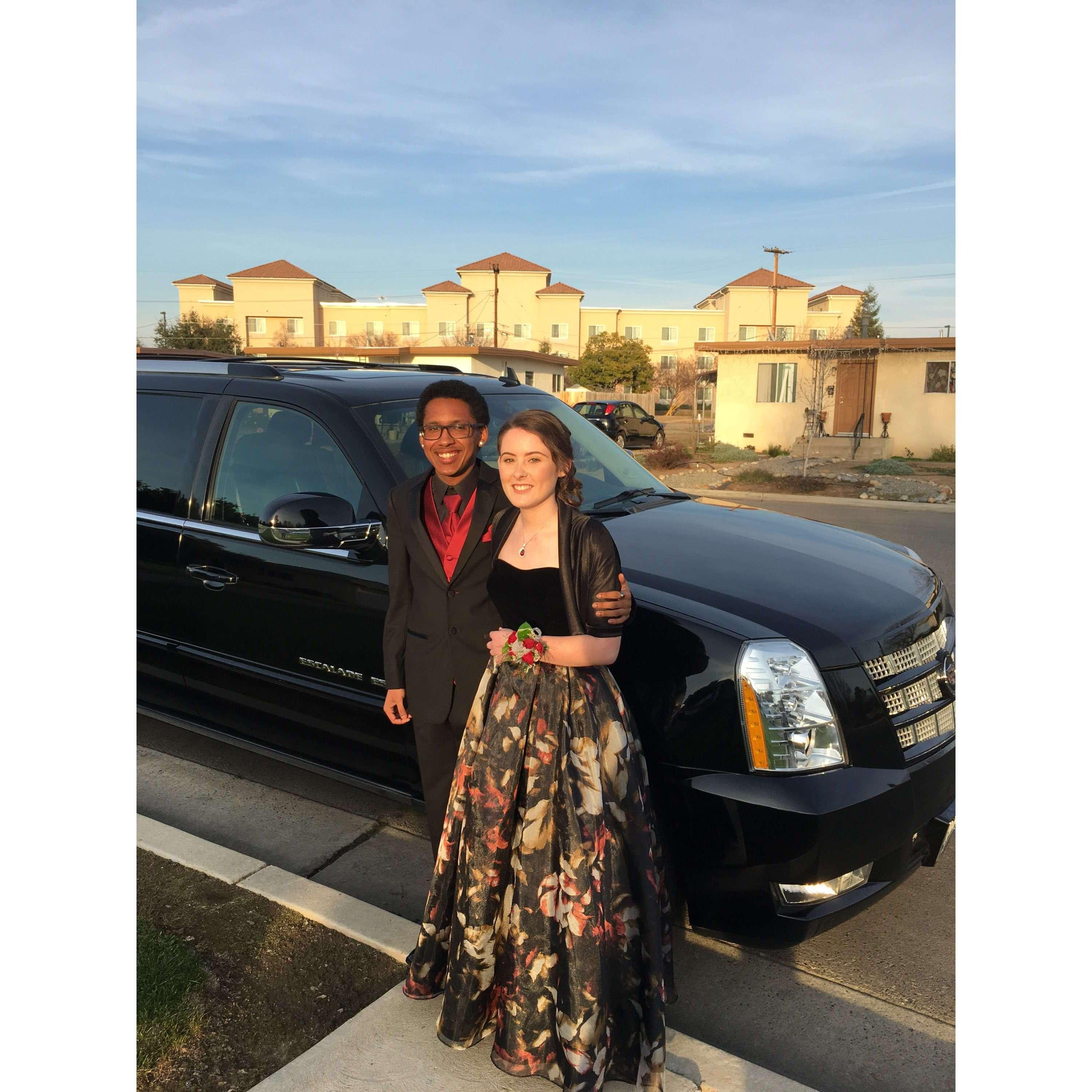 Winter formal was the first dance we went to together, before we started dating.