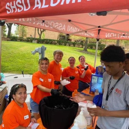 Student org event  w/officer team