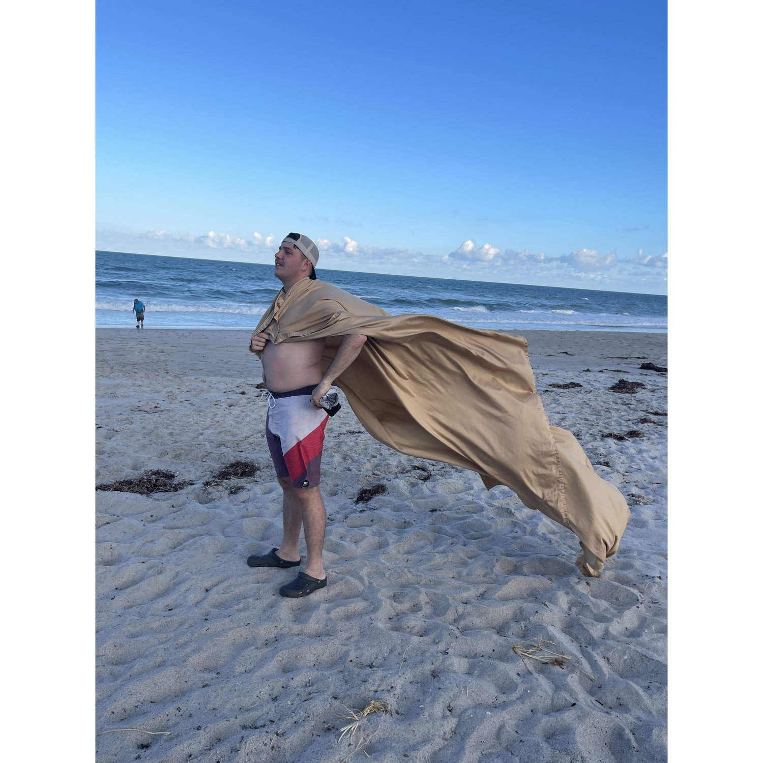 At the beach!