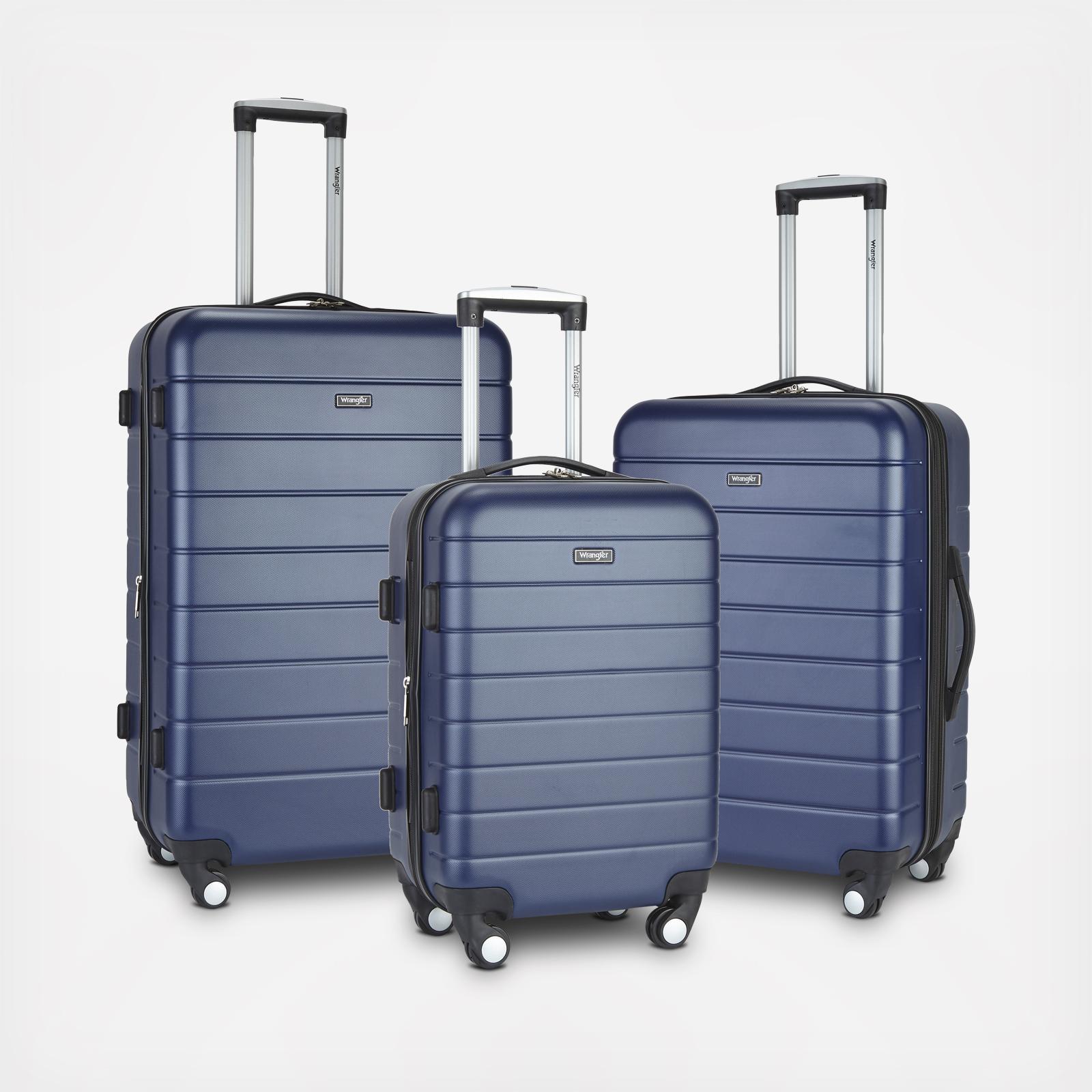 wrangler hardside spinner luggage set