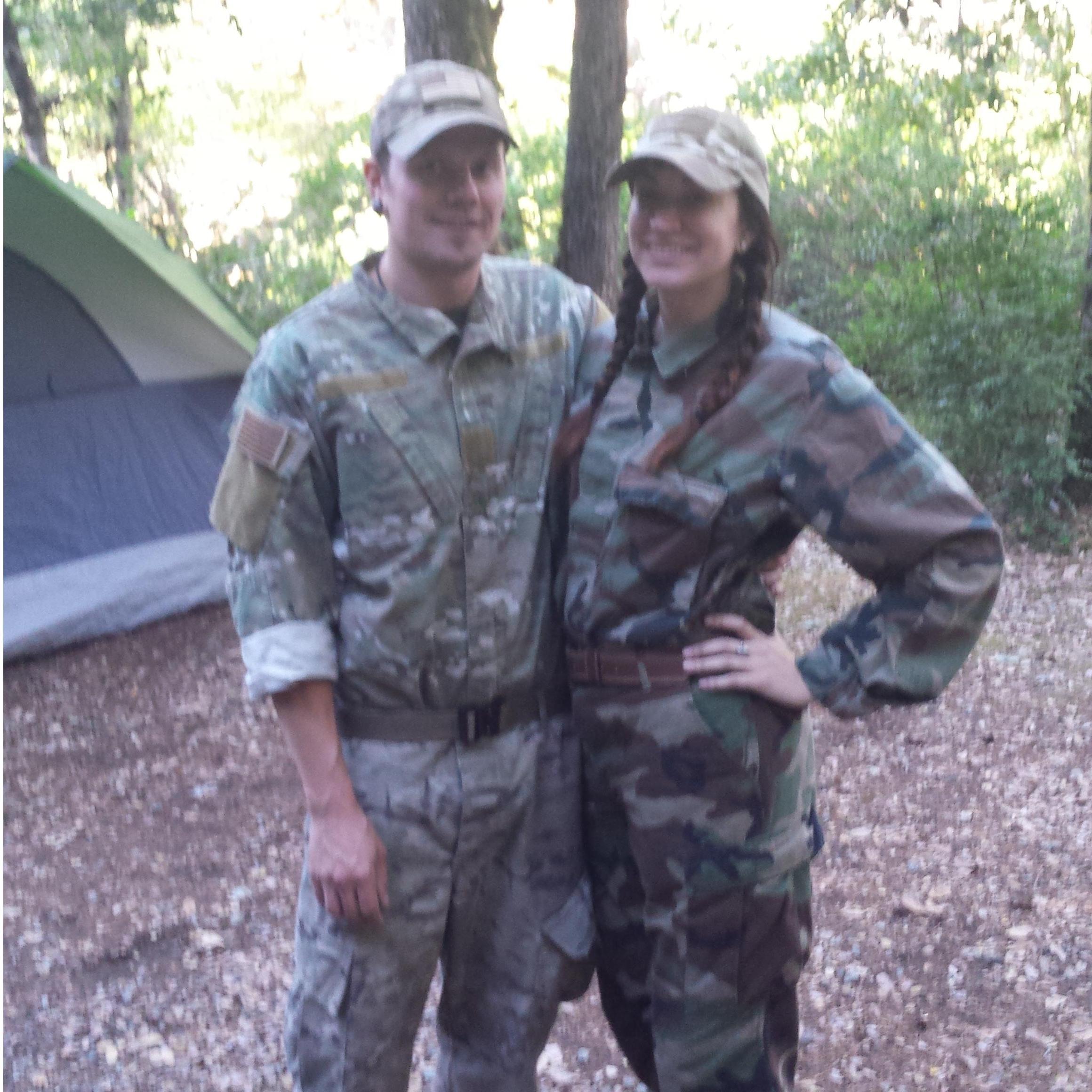Our first deer hunt together
