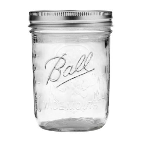 Ball 12ct 16oz Glass Mason Jars