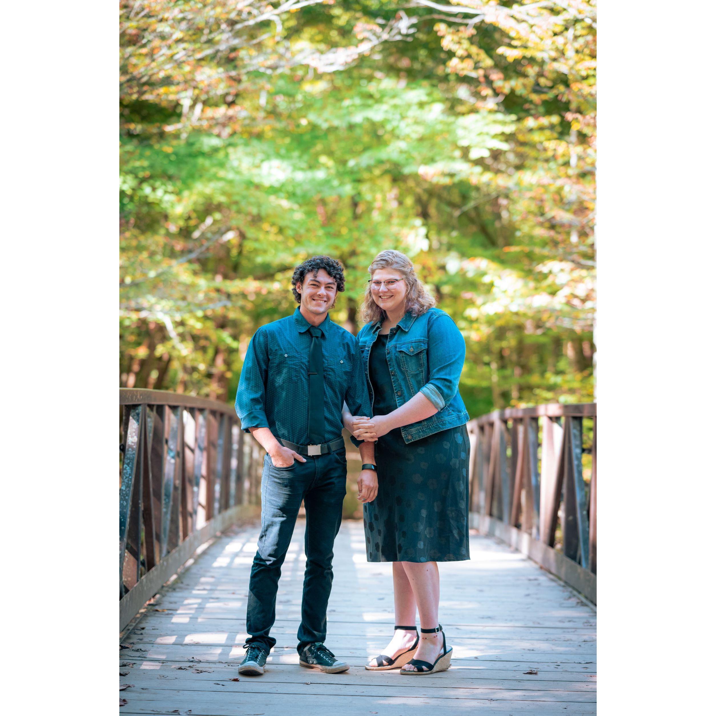 First thought: my dad is staring at us