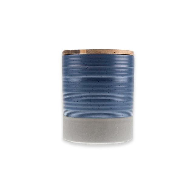 Bee & Willow™ Home Milbrook 24 oz. Small Canister in Blue