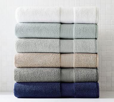 Classic Organic Towels - White Bath Towels