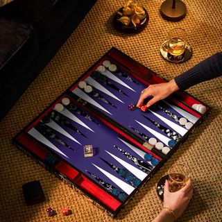 Lacquer Backgammon Set