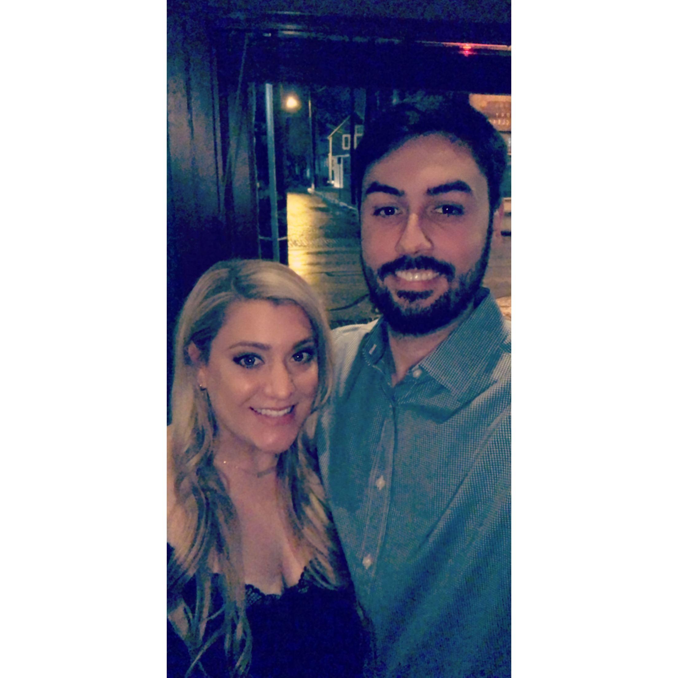 Our first Valentine's Day together