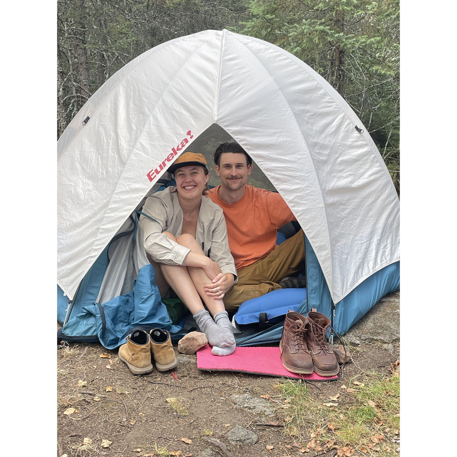 camping int BWCA with Claire's Dad