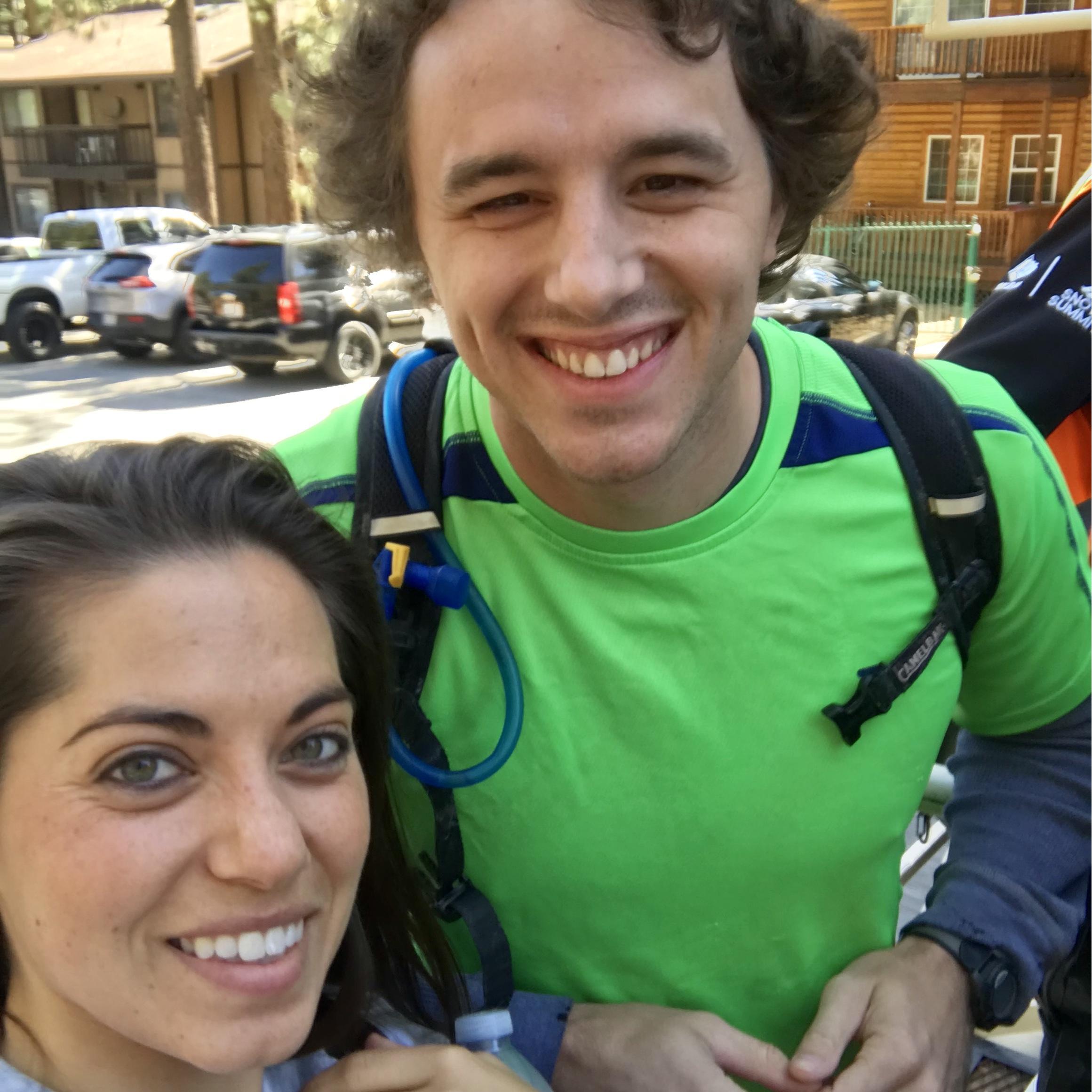 Traveled to Big Bear Lake in California last year for Brandon to run the Spartan Beast!