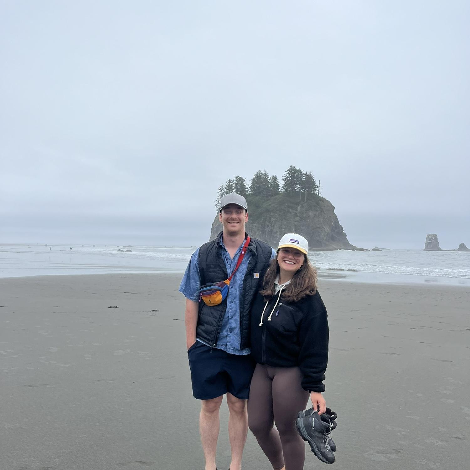 Beach camping at second beach WA! (2024)