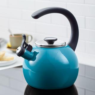 Whistling Induction Teakettle with Flip-Up Spout