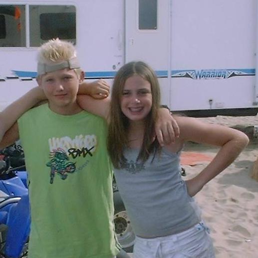 FIRST CAMPING TRIP TOGETHER. 11 YR OLD GARRETT AND 12 YR OLD DEVON.