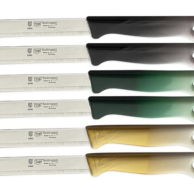 SMI –12 Pcs Paring Knife Set Vegetable Knife Serrated Fruit Knife Solingen Knife Made in Germany