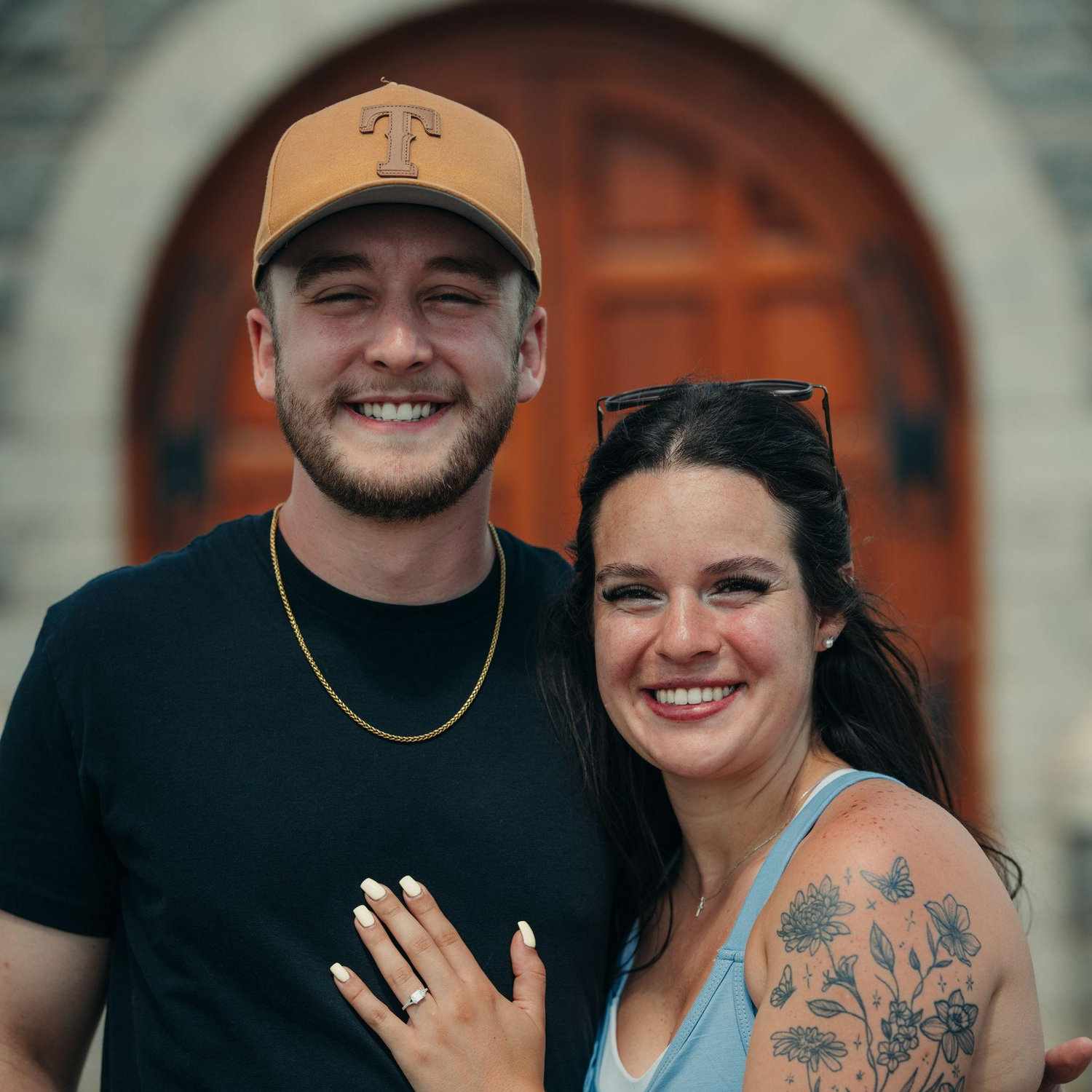 Our second proposal with Virginia's parents.