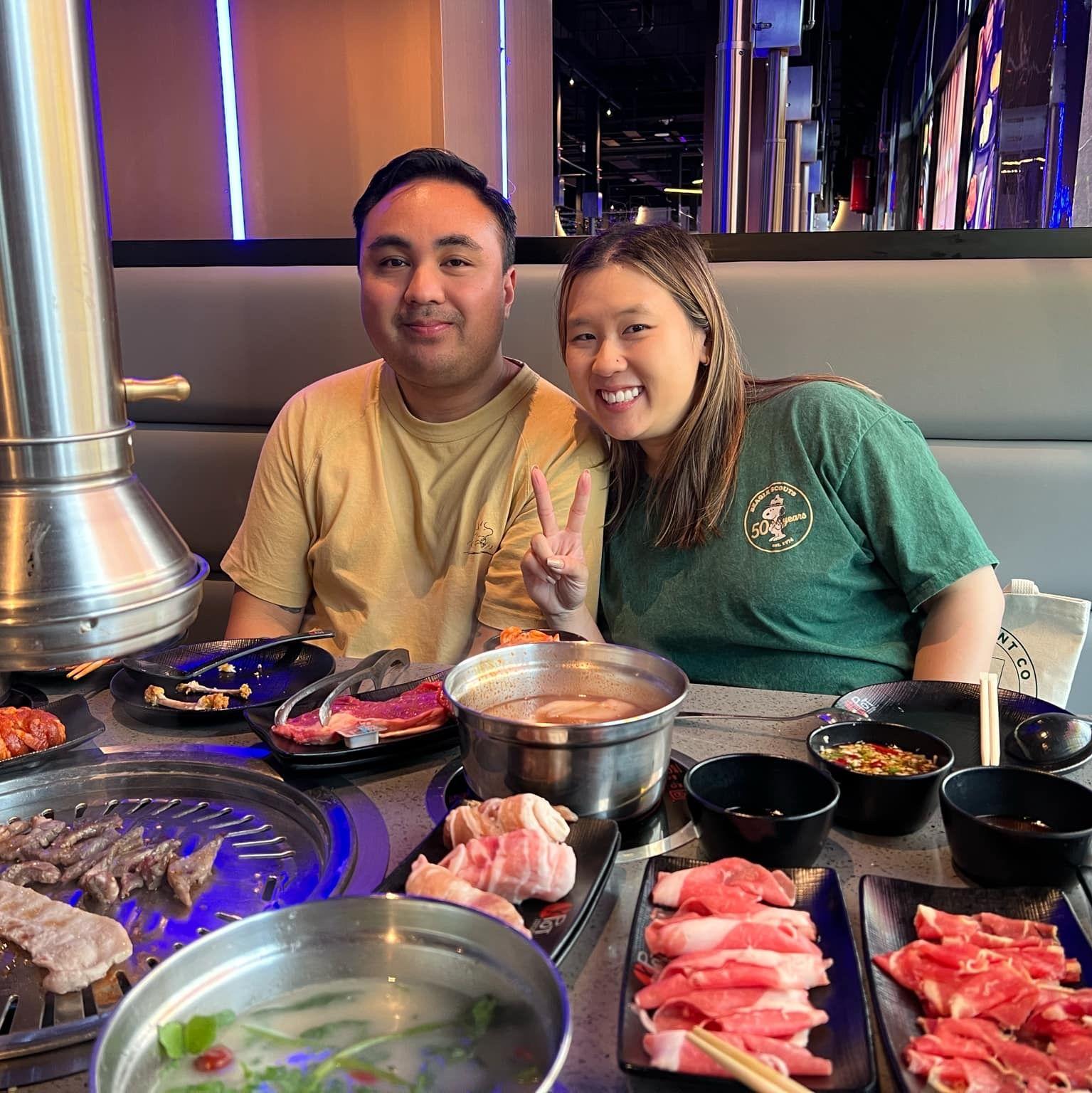 One of hundreds of hot pot and KBBQ outings.