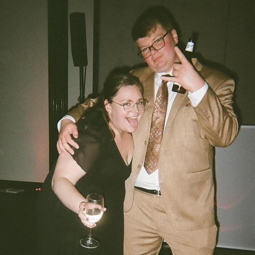 Our first wedding together!