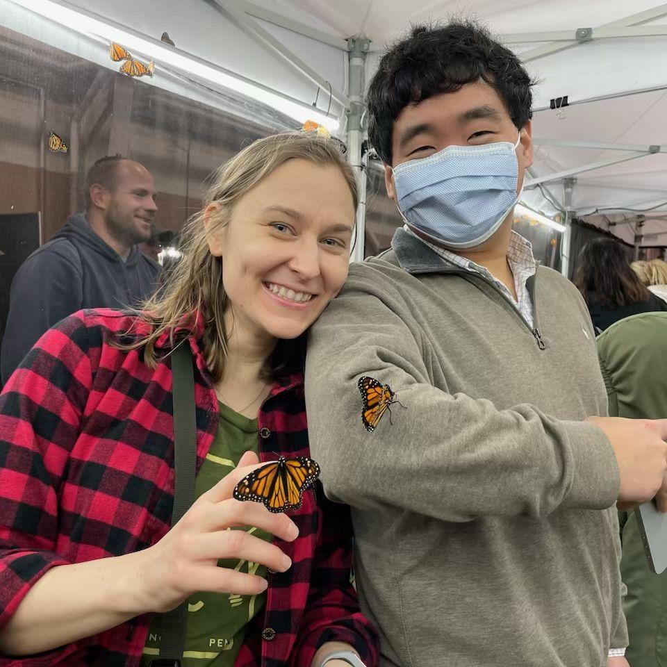 Making butterfly friends at the Farm Show