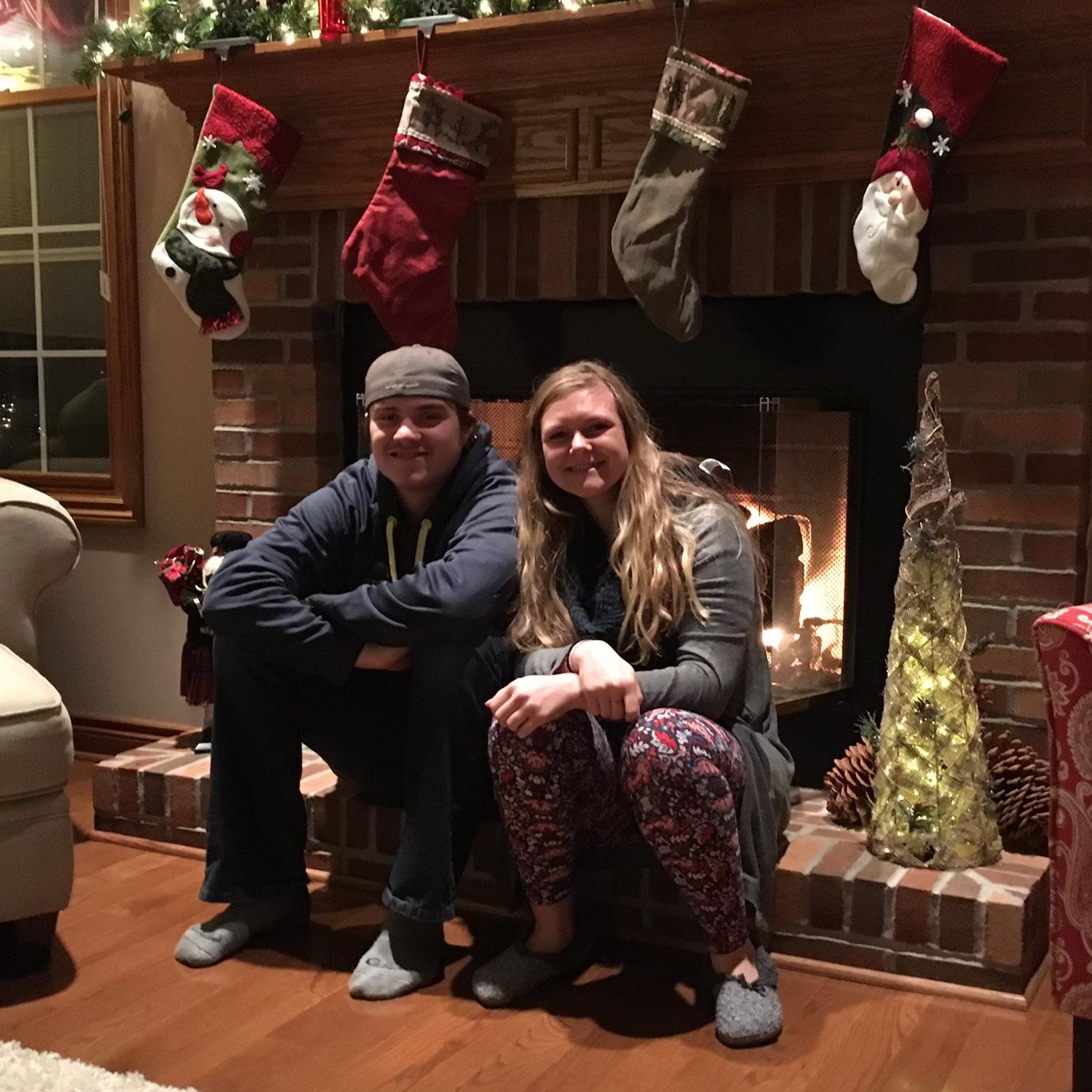 Our first Christmas together in Michigan!