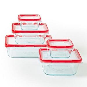 Pyrex 10pc Food Storage Container Set