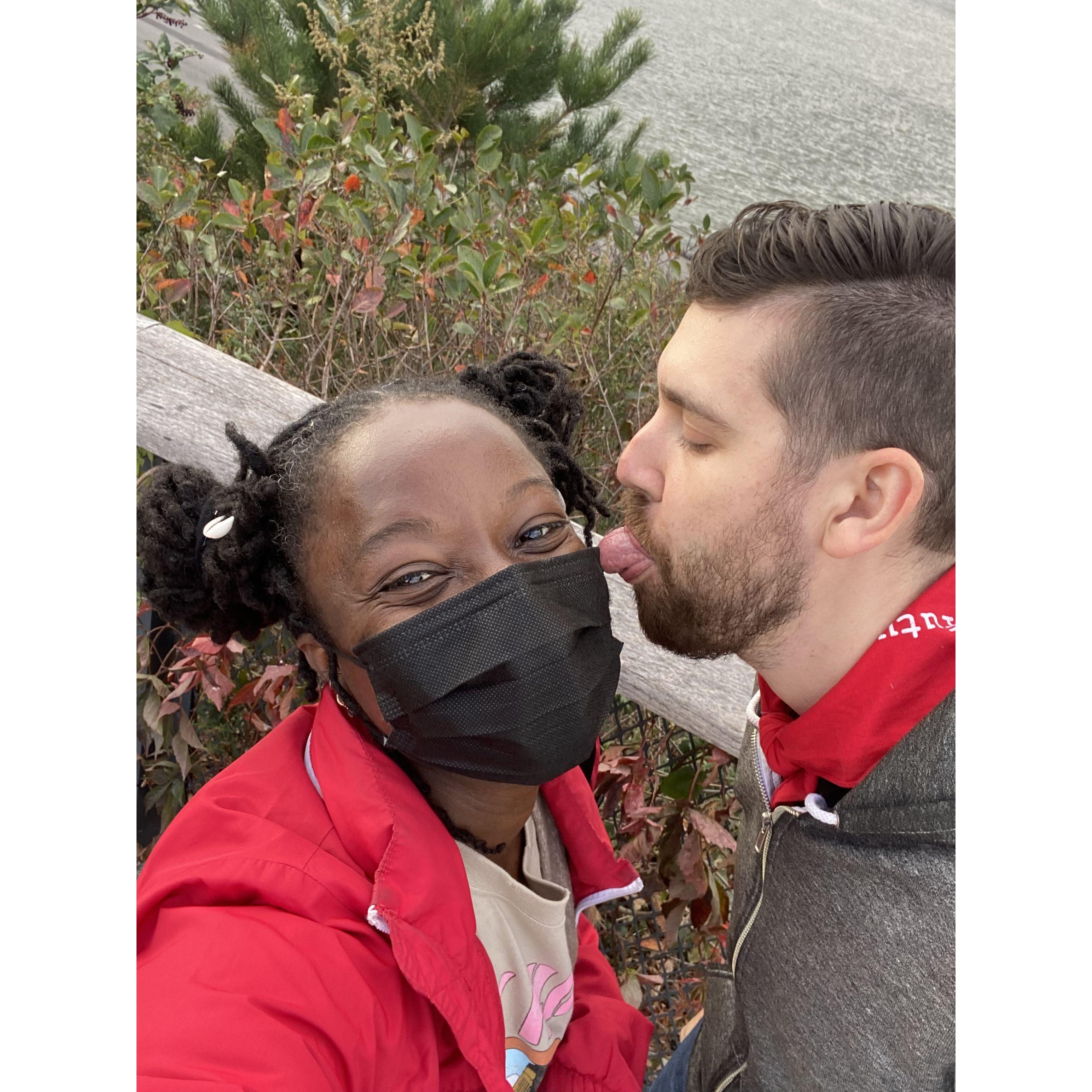 Visiting Governor's Island for a day of leisure and silliness.
