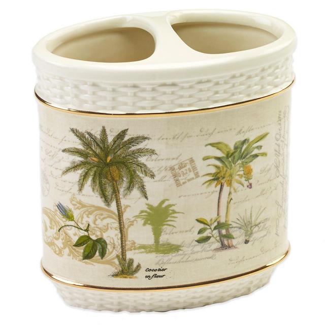 Avanti Colony Palm Toothbrush Holder