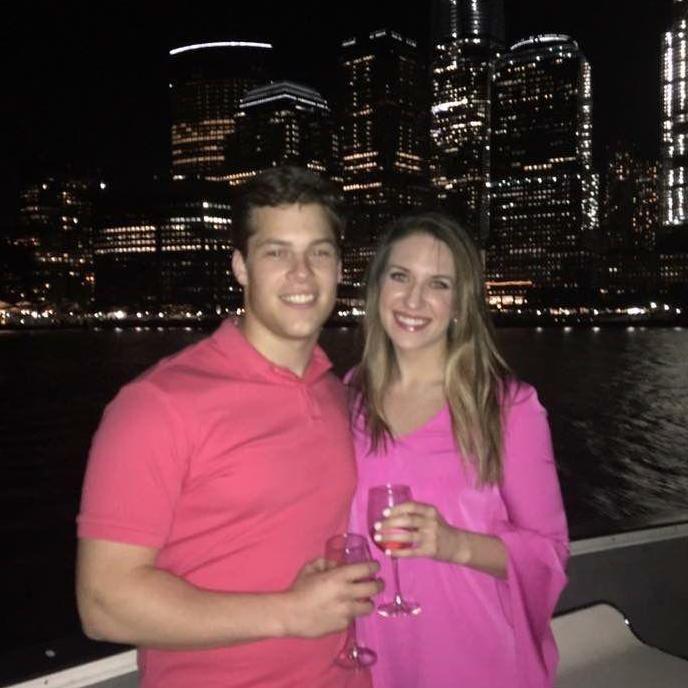 Rosé boat cruise around Lower Manhattan (May 2017)