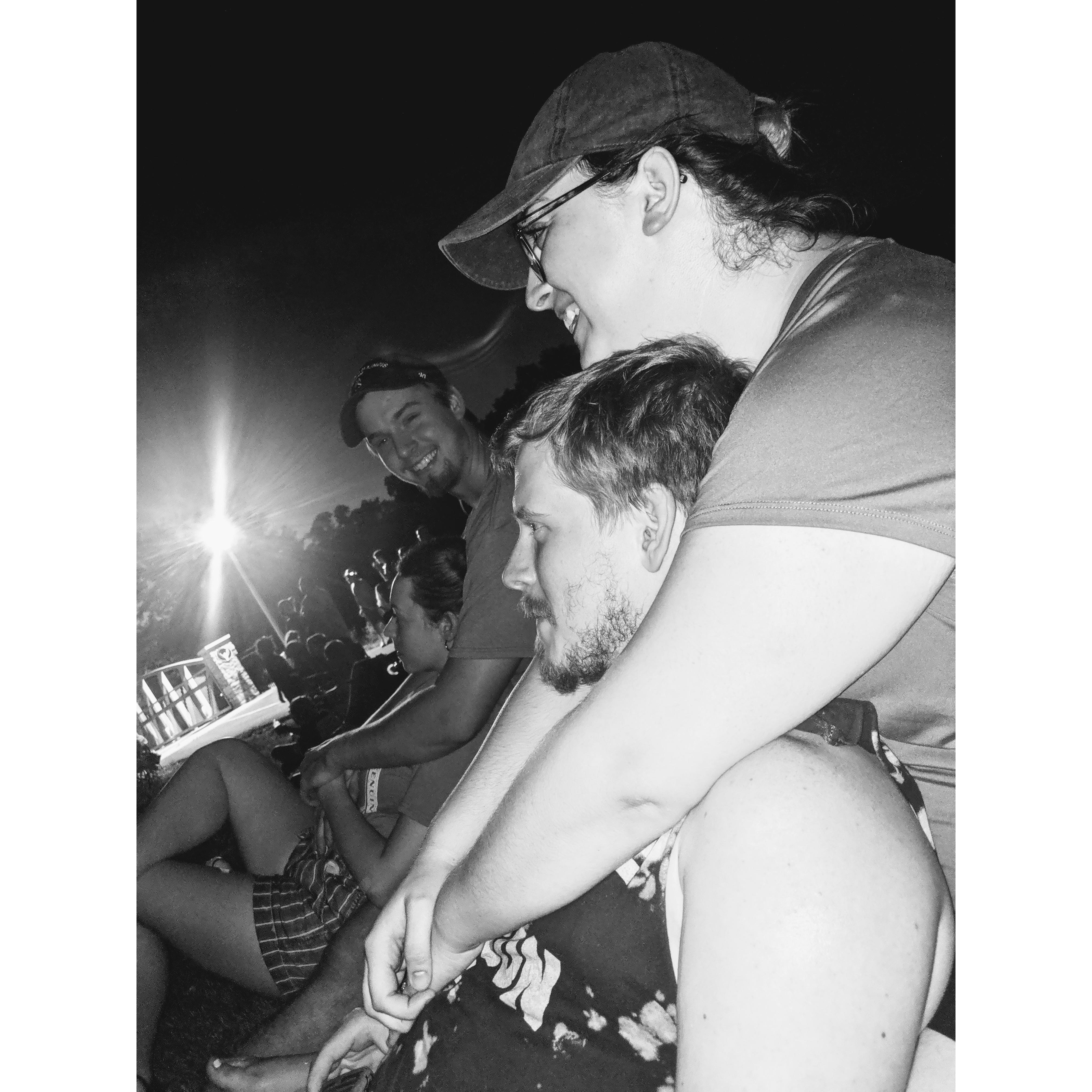 4th of July with our maid of honor and best man :)
