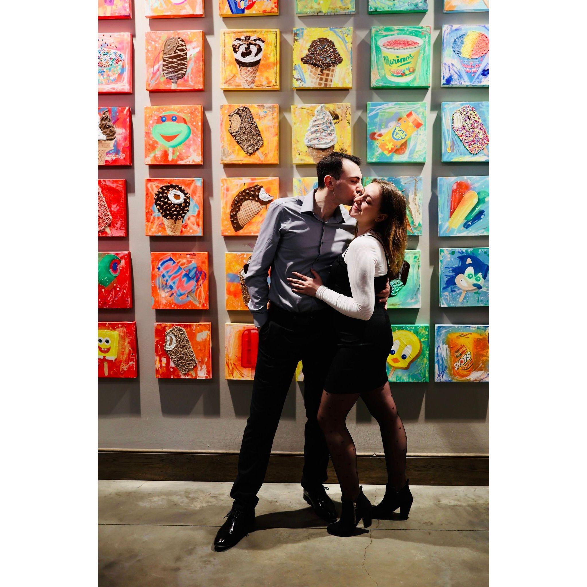 A picture from our first photo shoot by our photographer, Johnny!
