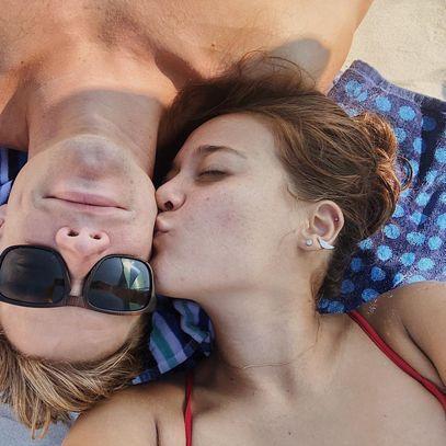 We spend most of our days at the beach!