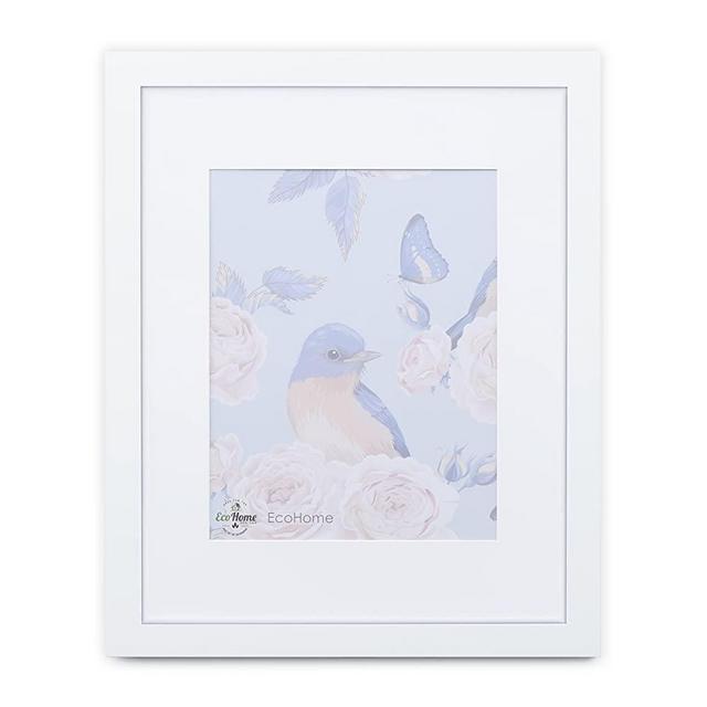 18x24 White Picture Frame - Matted for 12x18, Frames by EcoHome