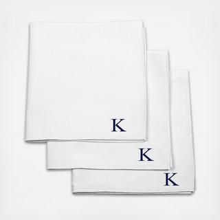 Personalized 3-Piece Handkerchief Set