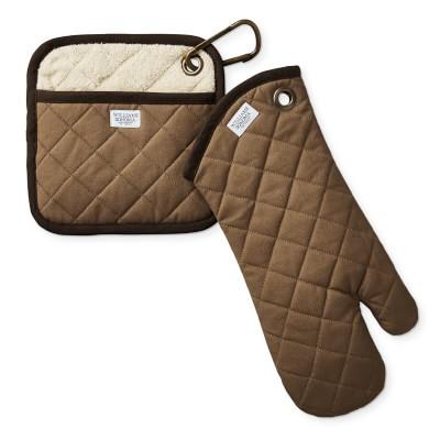 Grilling Oven Mitt & Potholder Set