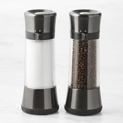 OXO Sleek Gunmetal Salt Mill